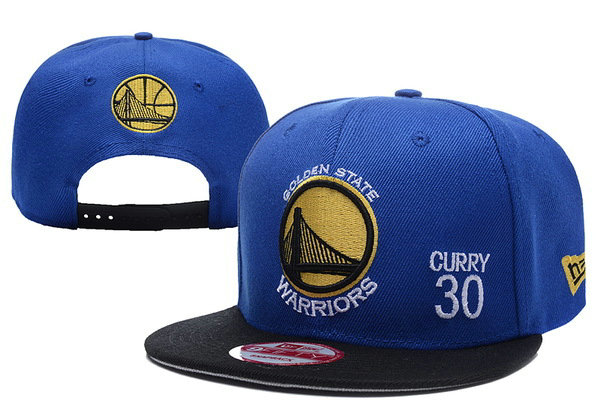 Golden State Warriors #30 Curry Snapback Blue Hat XDF 0620